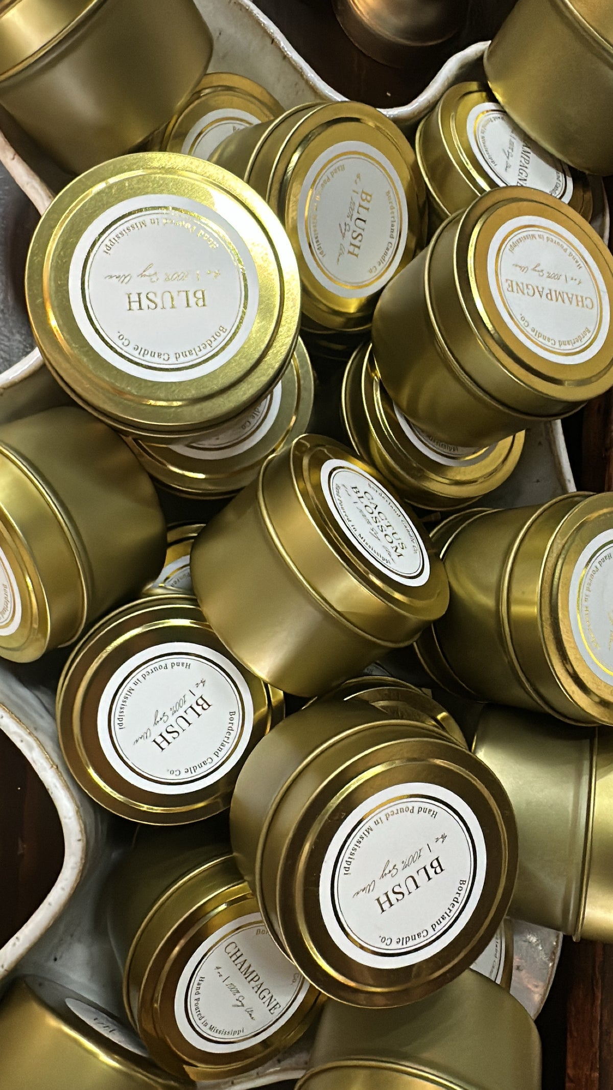 Gold Tin 4oz Candle