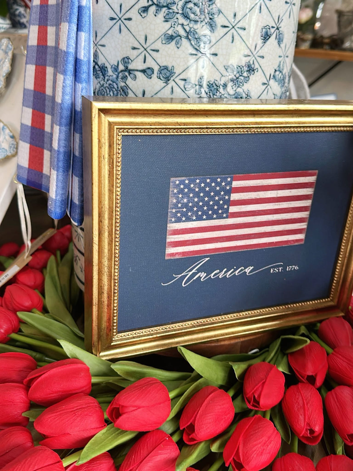 America Flag Frame