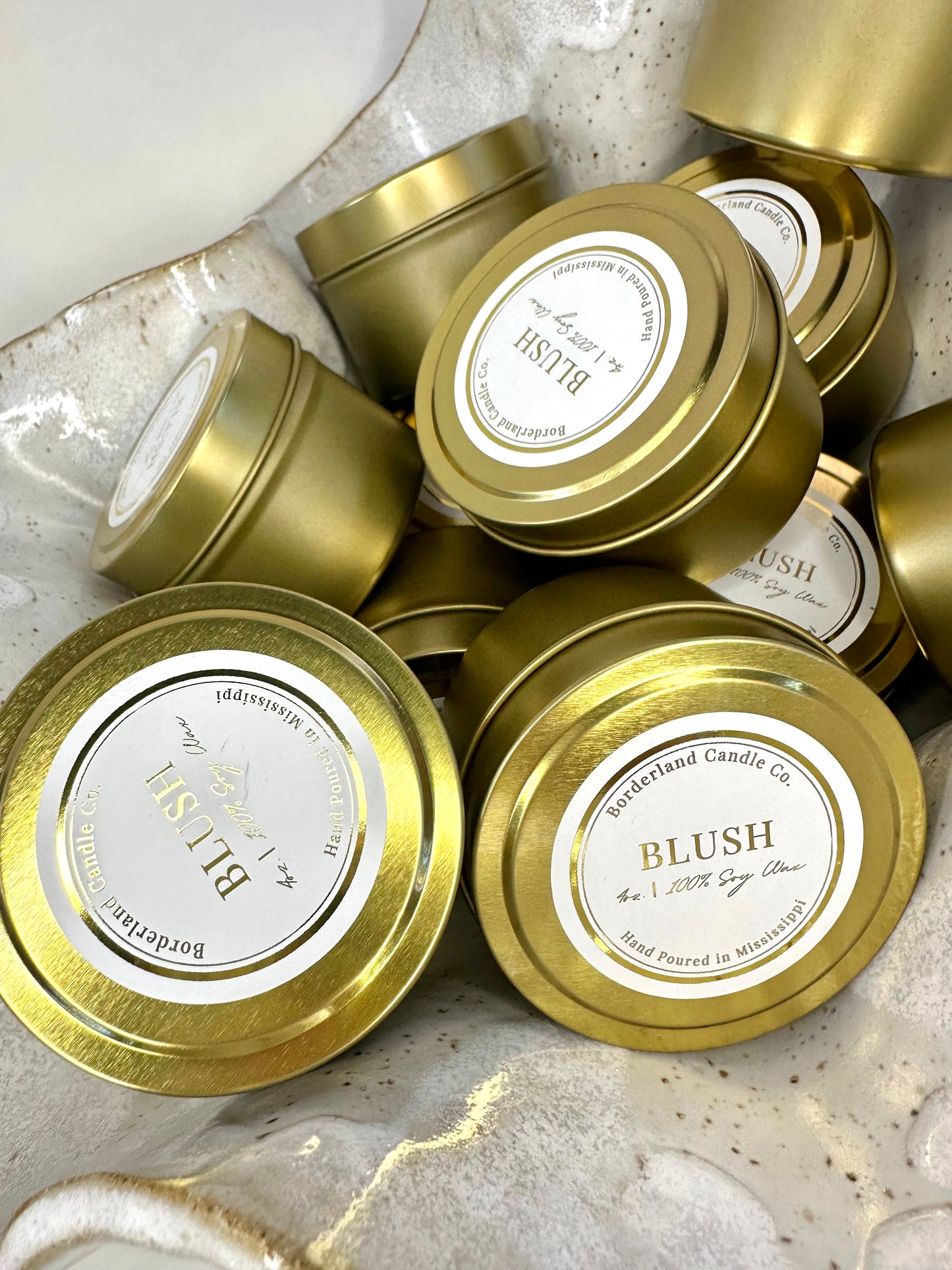 Gold Tin 4oz Candle