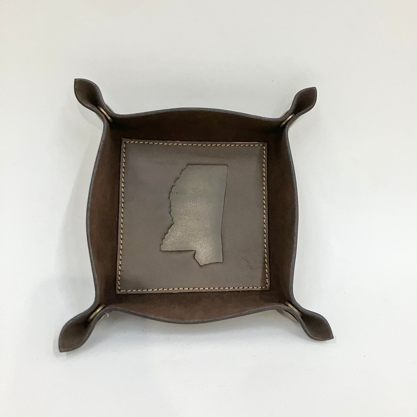 Mississippi Leather Valet Tray