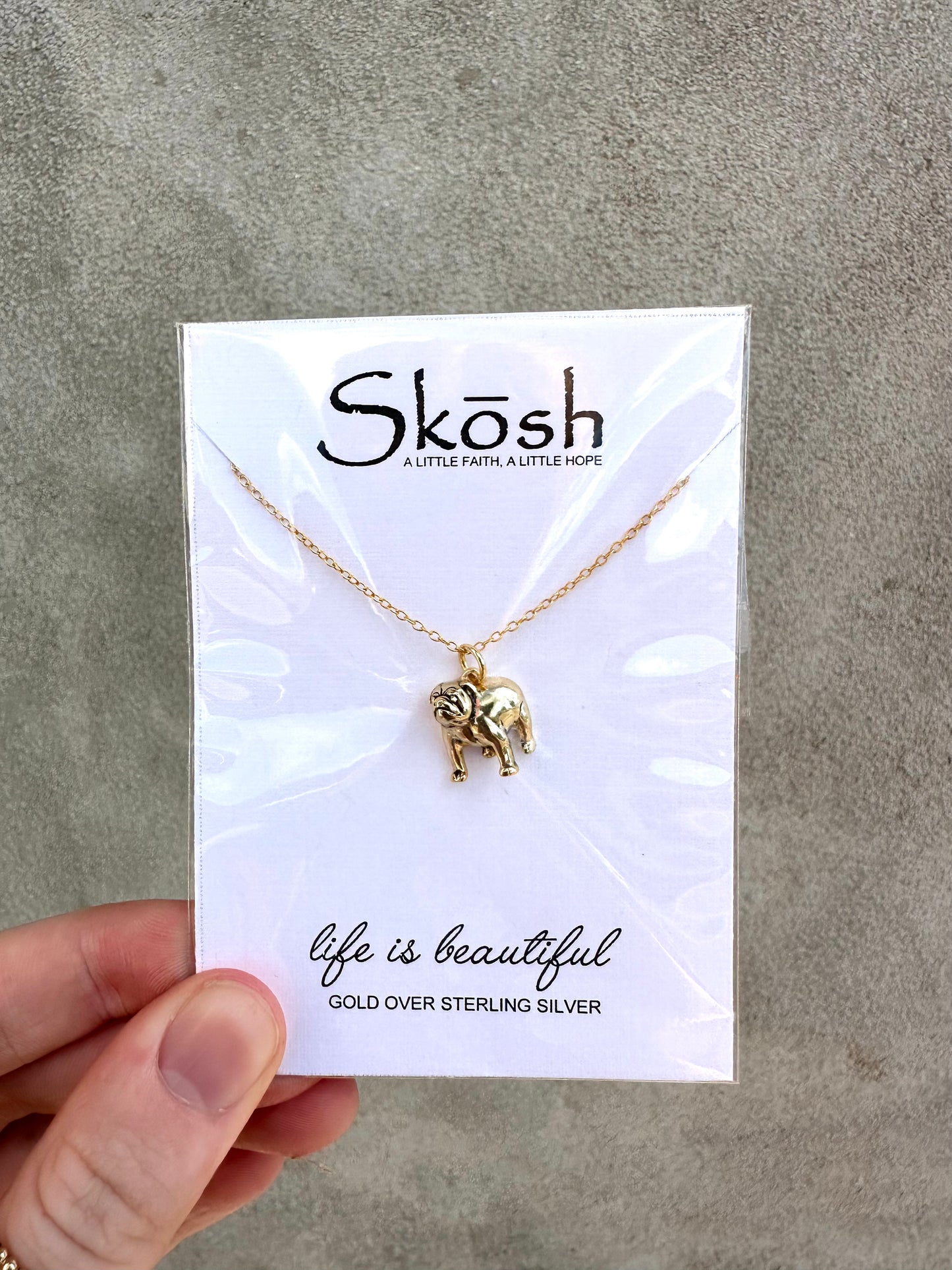 Bulldog Necklace