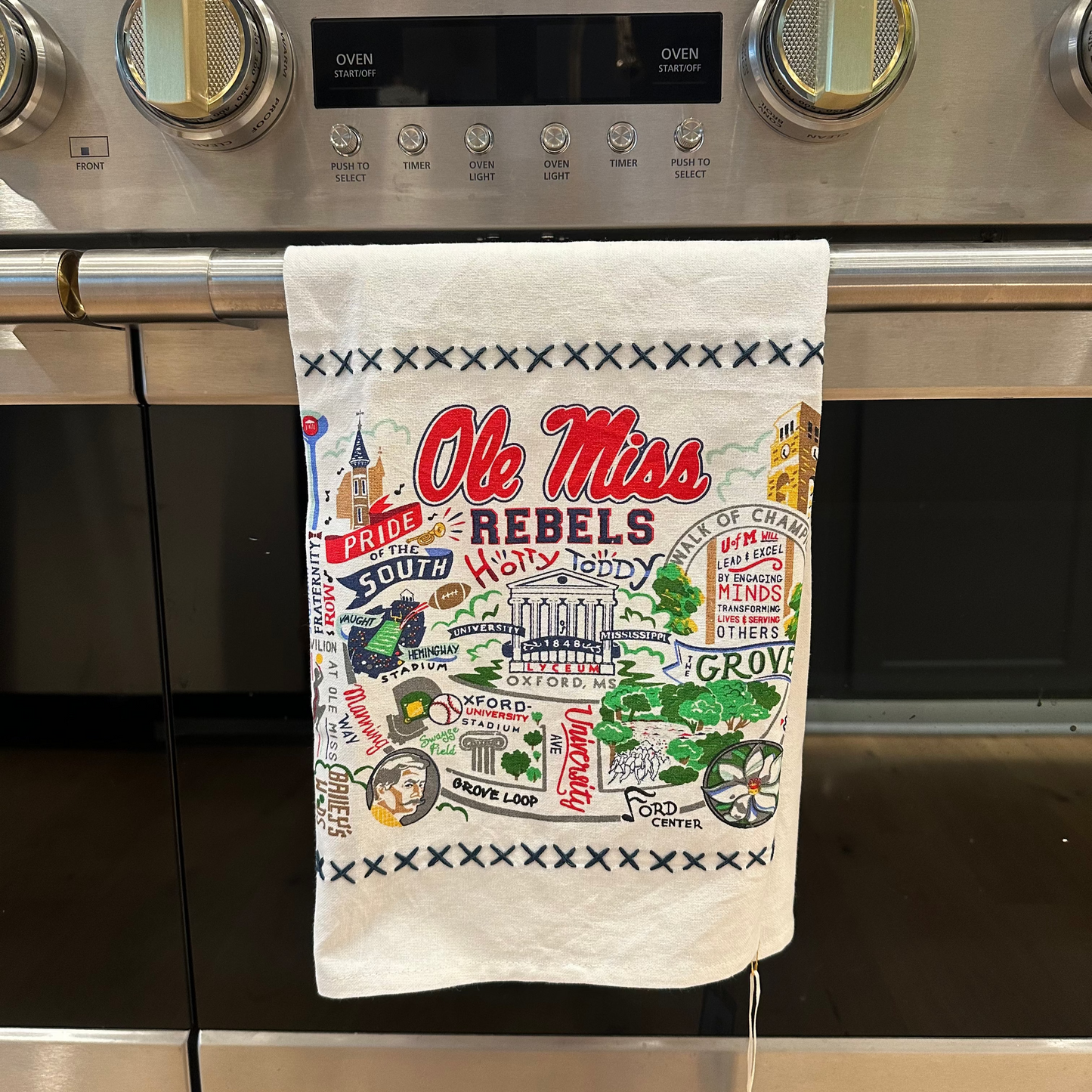 Ole Miss Tea Towel