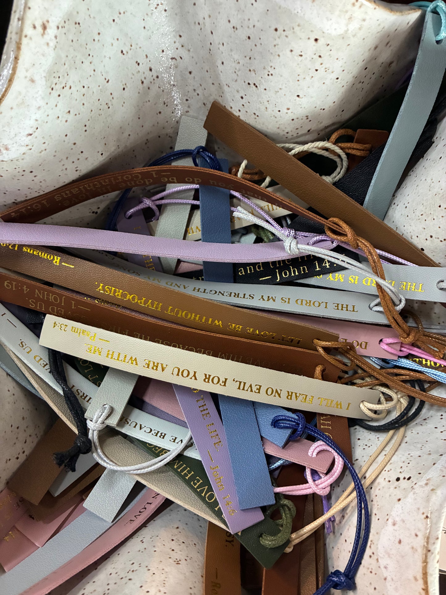 Leather Bible Bookmarks