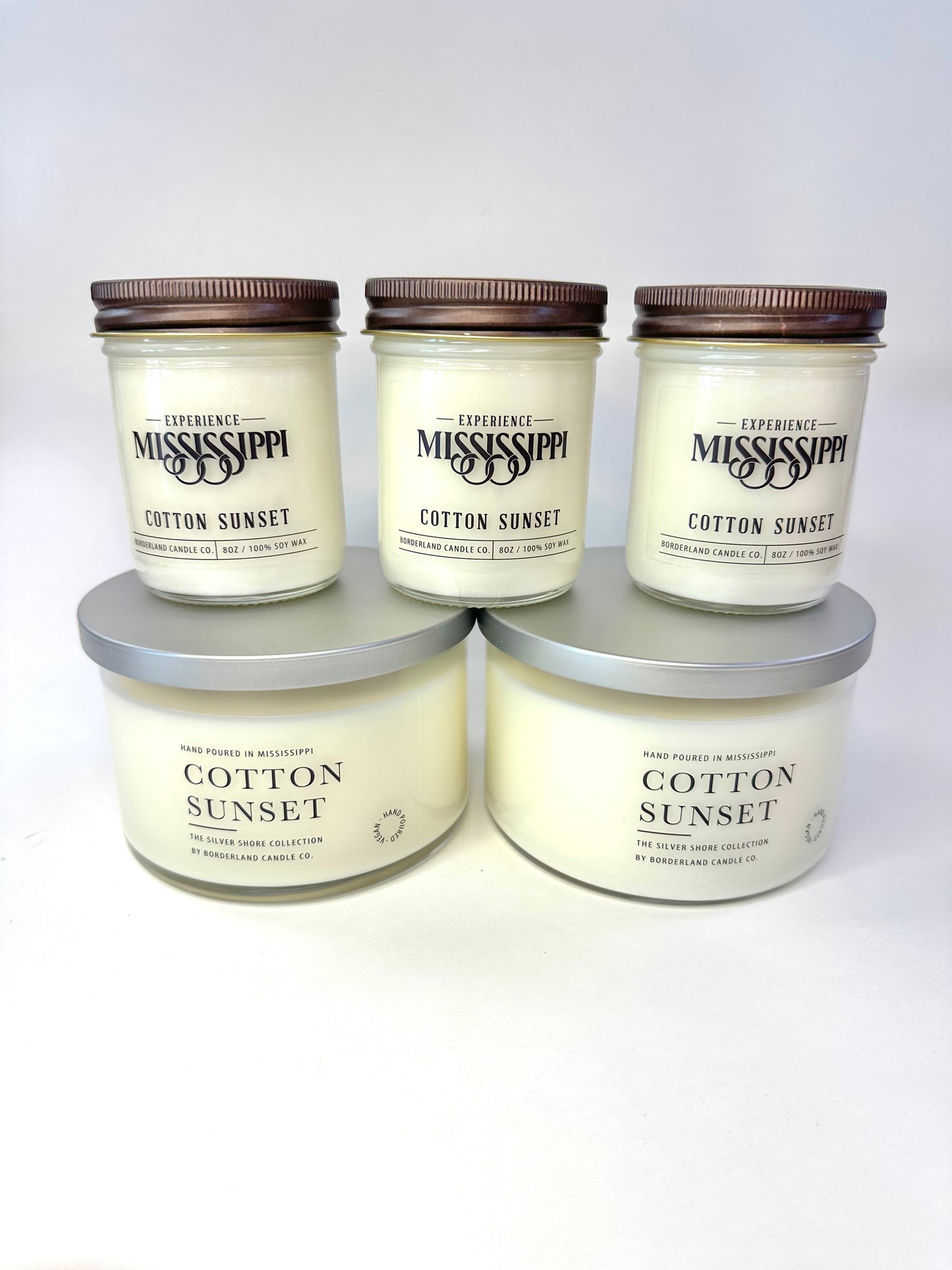 Cotton Sunset 3 Wick Candle