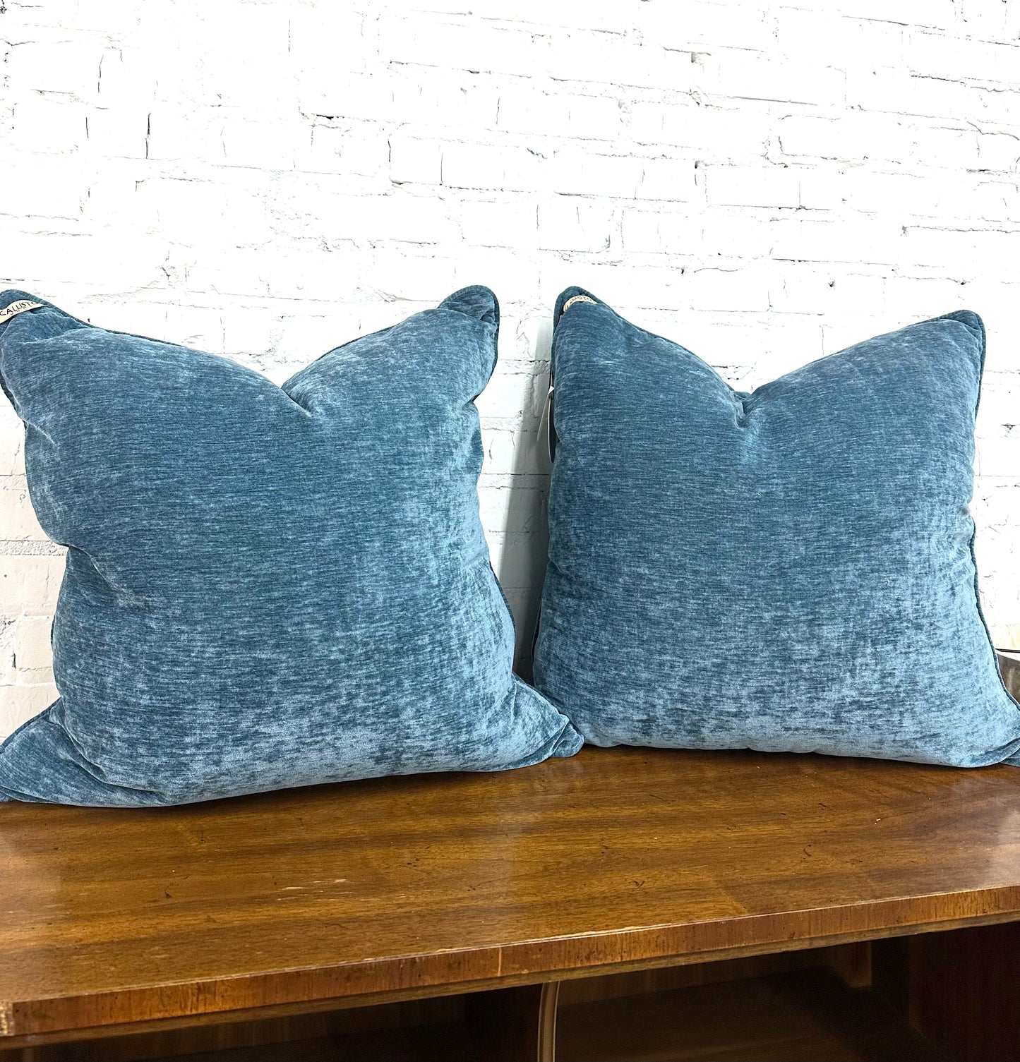 Ocean Velvet Accent Pillows
