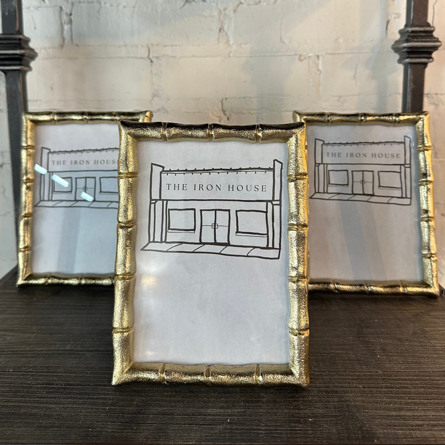 Gold Bamboo 5x7 Frame
