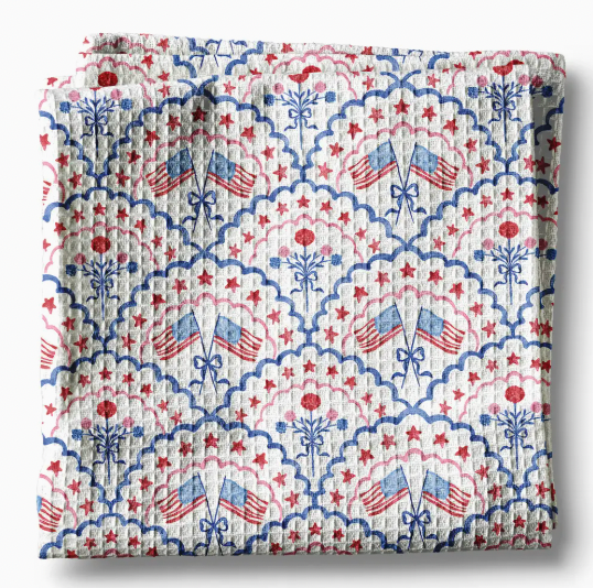 American Flag Bunting Towel