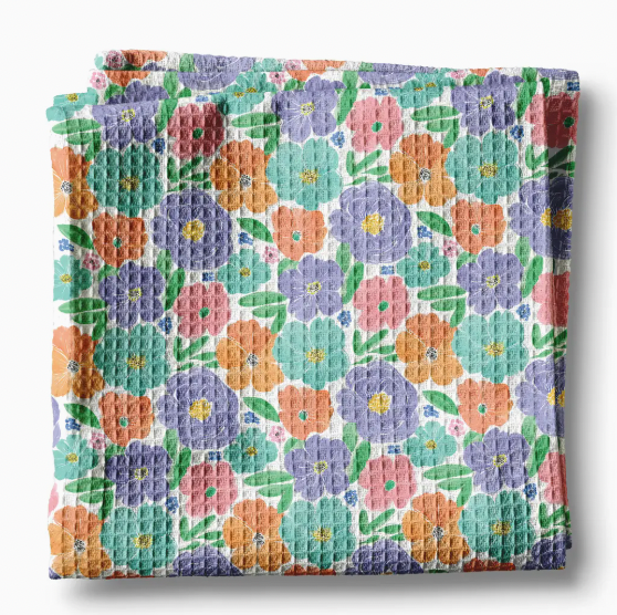 Bright Floral Towel