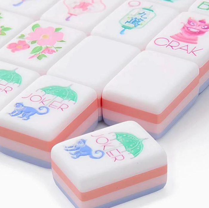 Bloom & Bamboo Mahjong Tiles