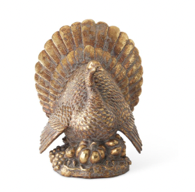 Resin Antique Gold Turkey