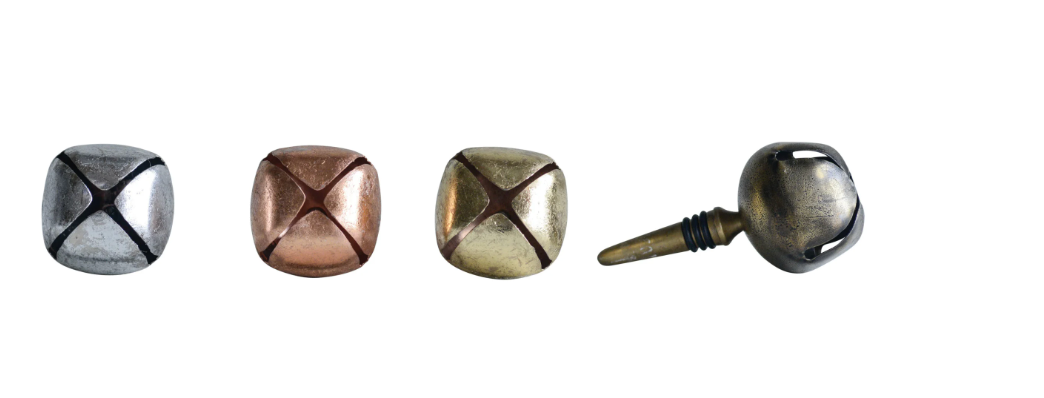 Metal Jingle Bell Bottle Stopper