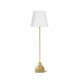 Antique Brass Metal Buffet Lamp
