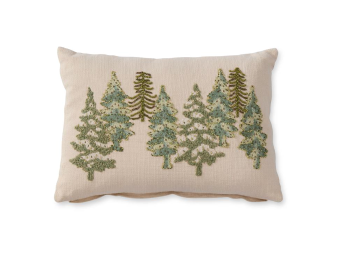 Cotton Beaded Linen Christmas Pillow