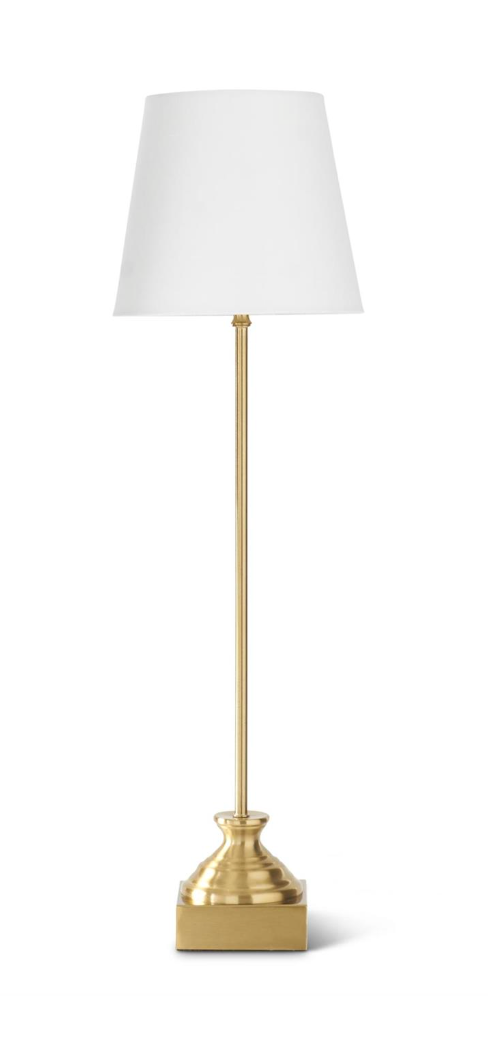 Antique Brass Buffet Lamp