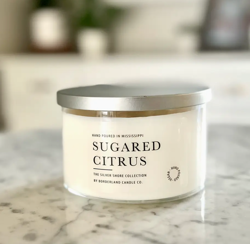 Sugared Citrus 3 Wick Candle