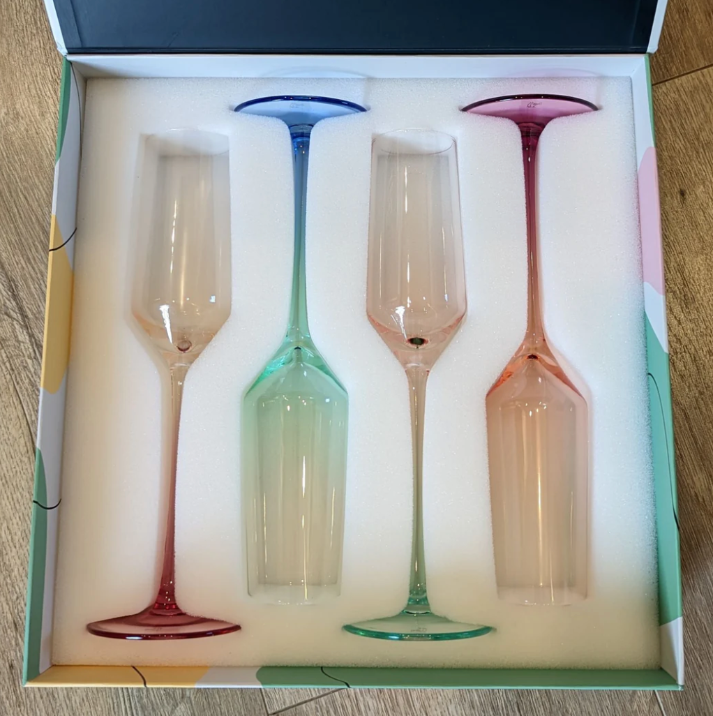 Mezclada Champagne Flutes (Set of 4)