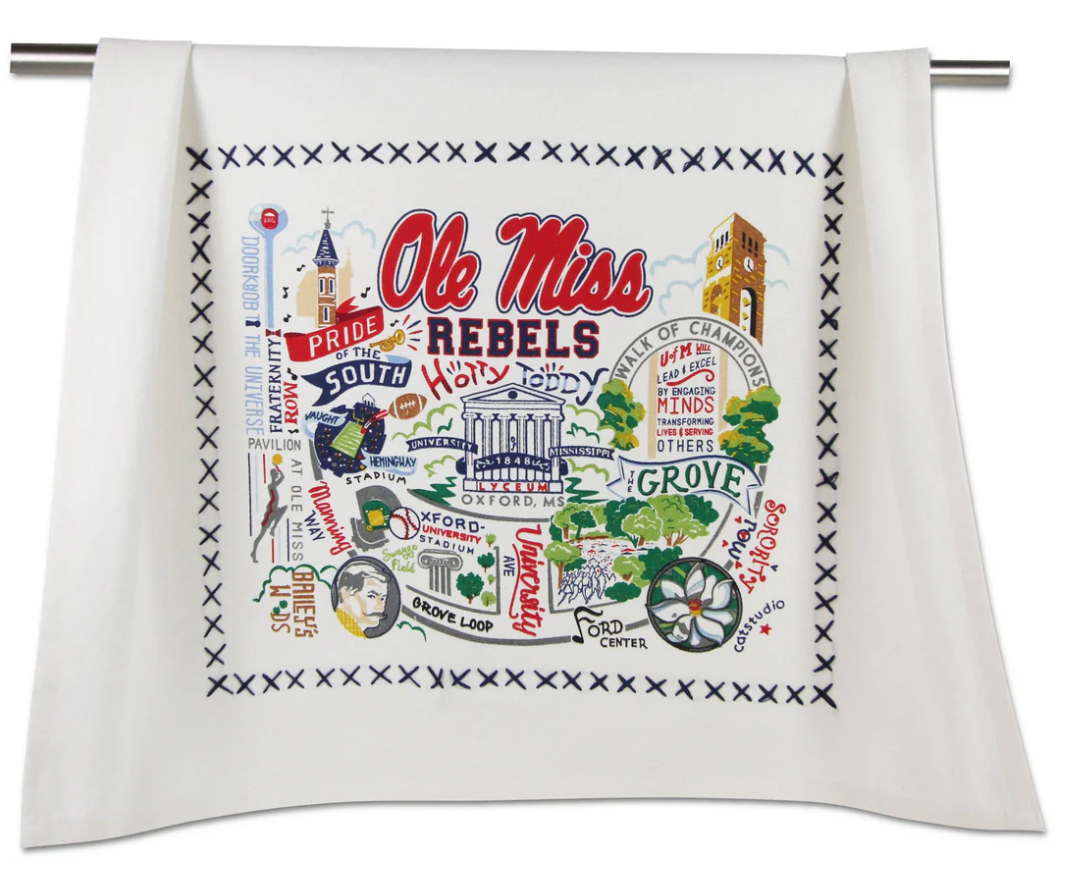 Ole Miss Tea Towel