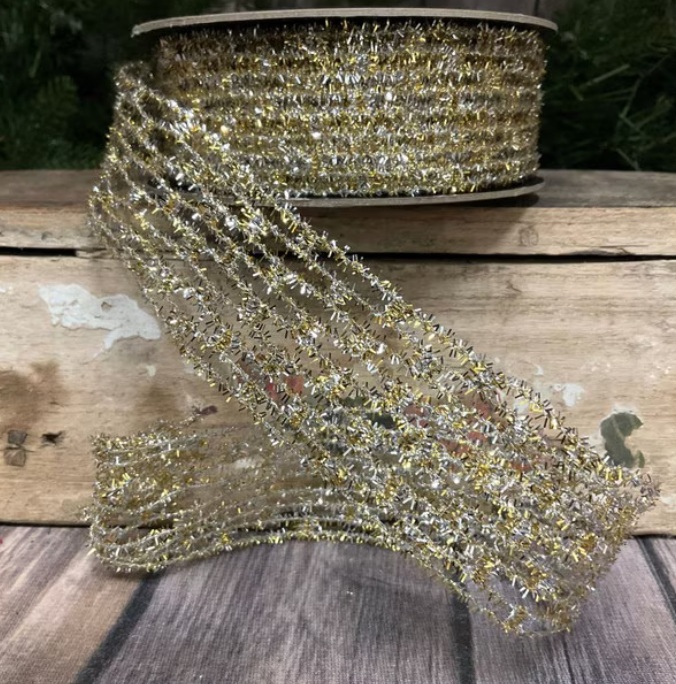 Metallic Diamond Stretch Tinsel