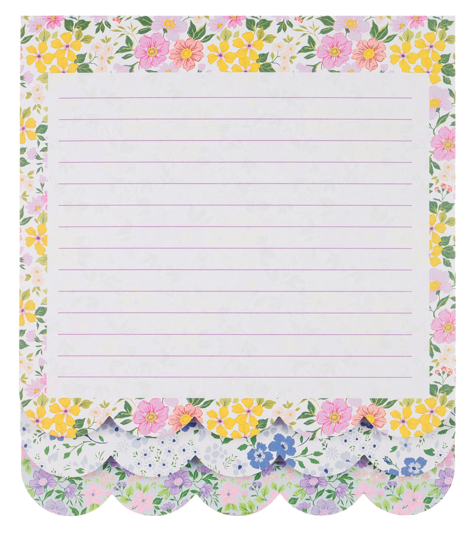 Layered Floral Notepad