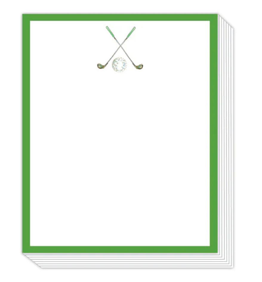 Crossed Golf Clubs Short Stack Pad