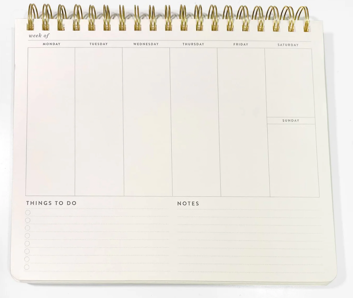 The Weekly Plan Spiral Planner