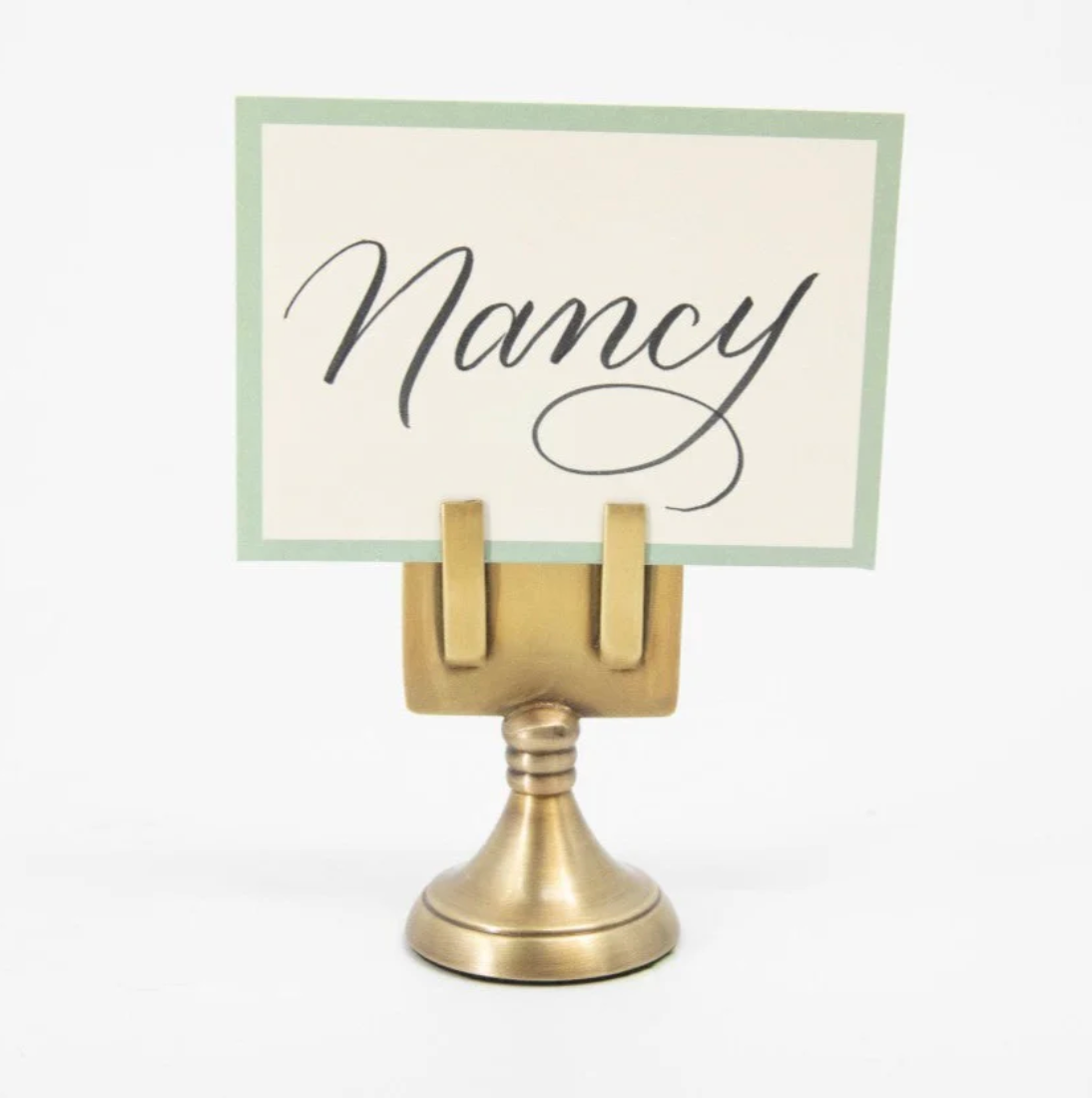 Brass Place Card Holder