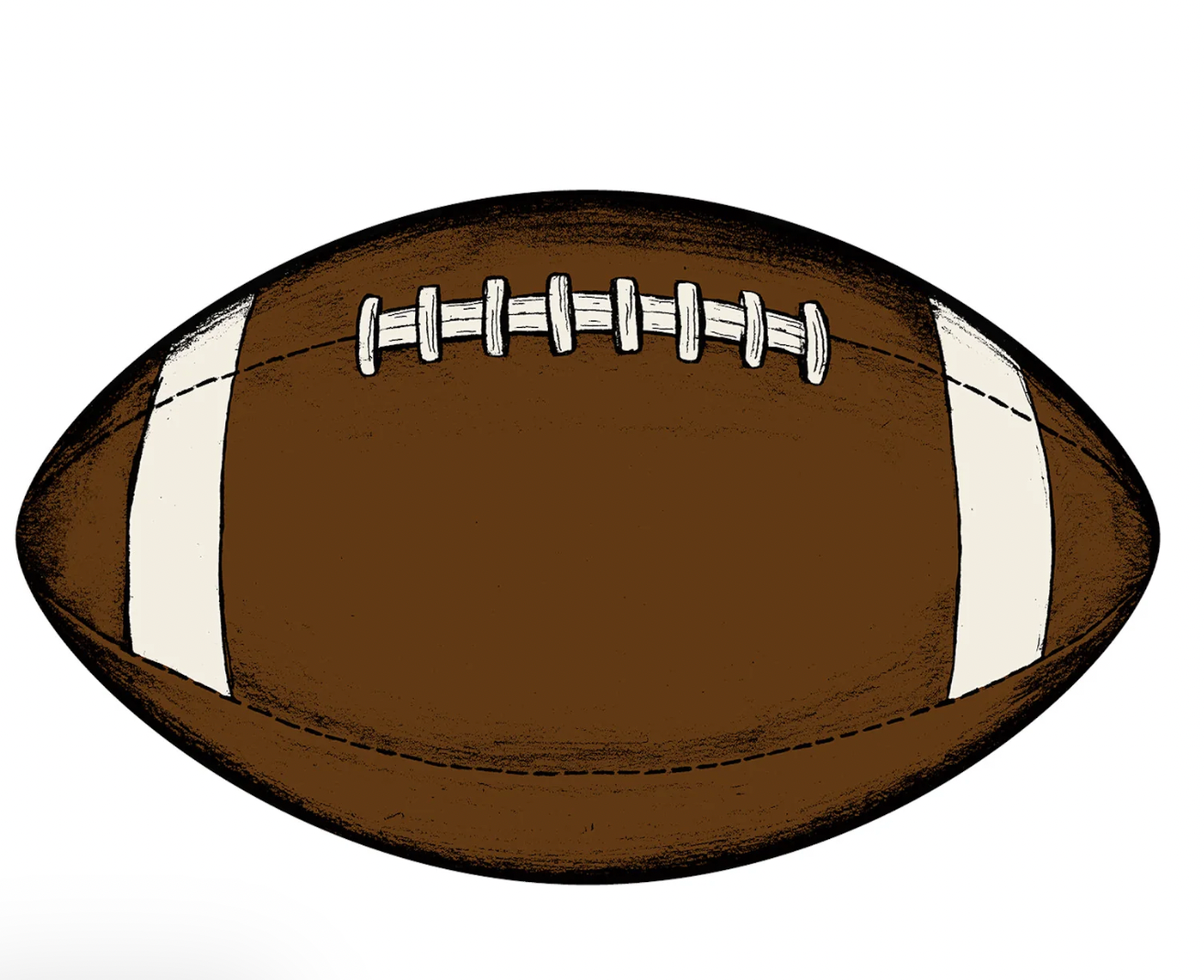 Die Cut Football Placemats