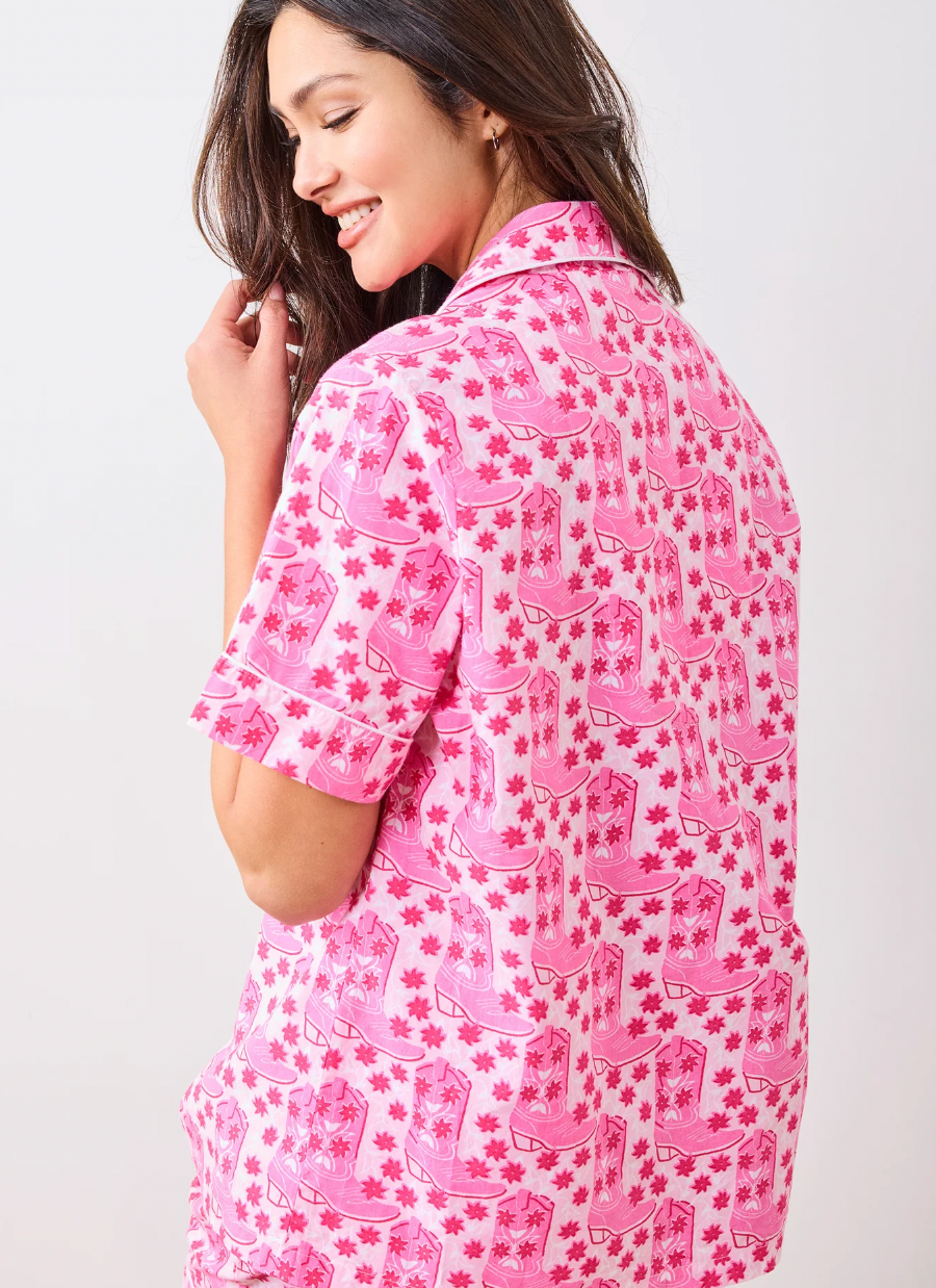 Rhinestone Cowgirl - Short PJ Set