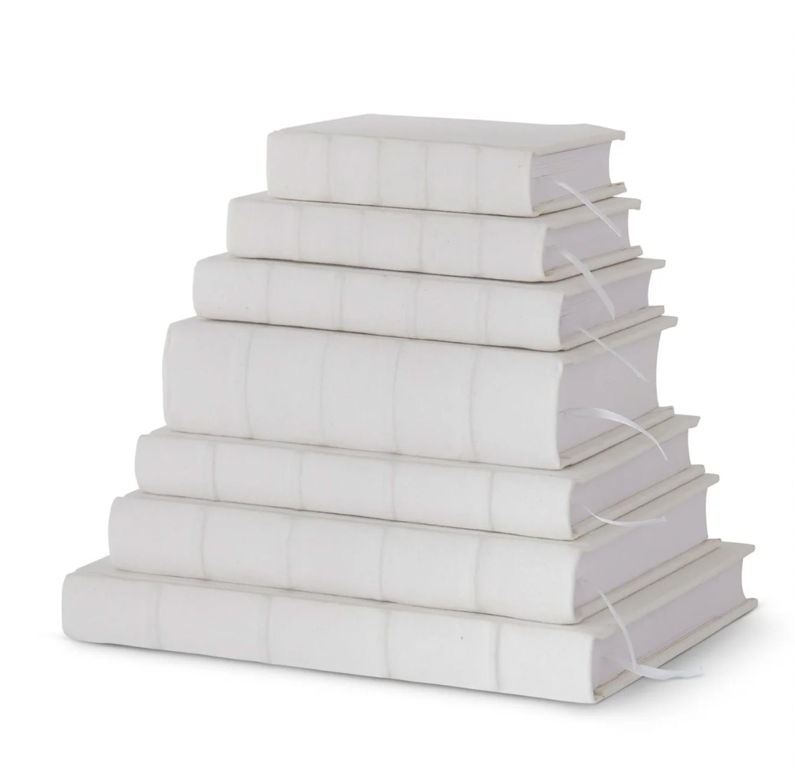 White Cotton Canvas Books