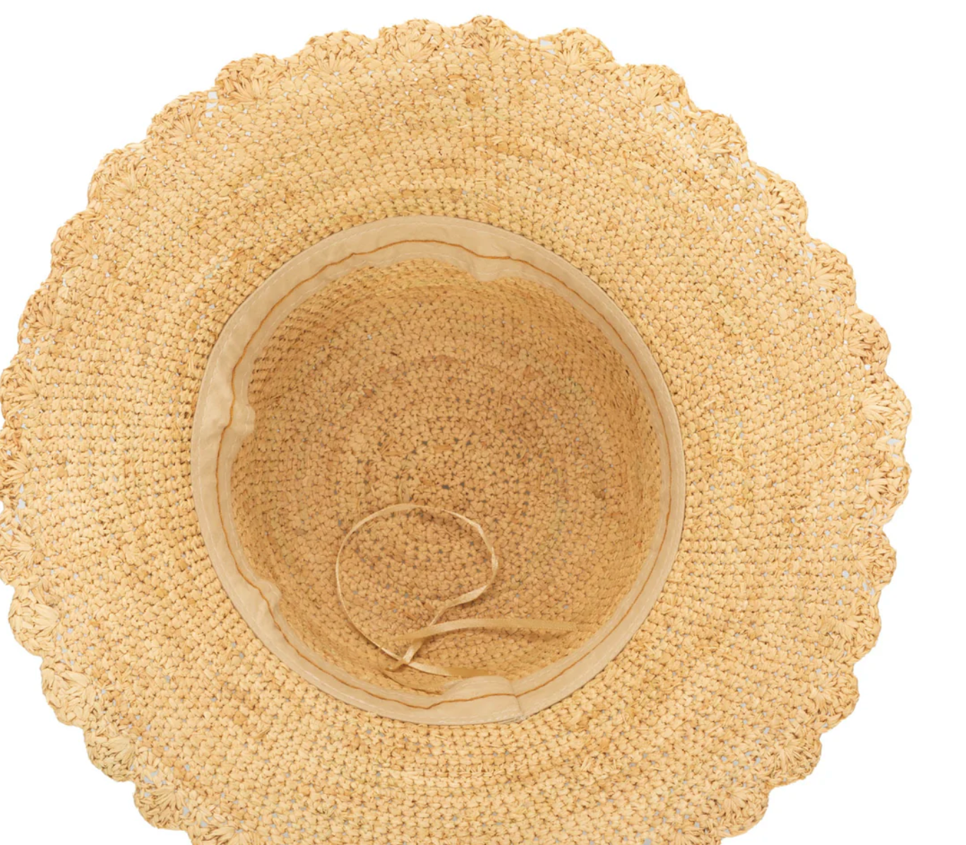 Sand Dollar - Hand Crochet Bucket Hat with Scalloped Brim