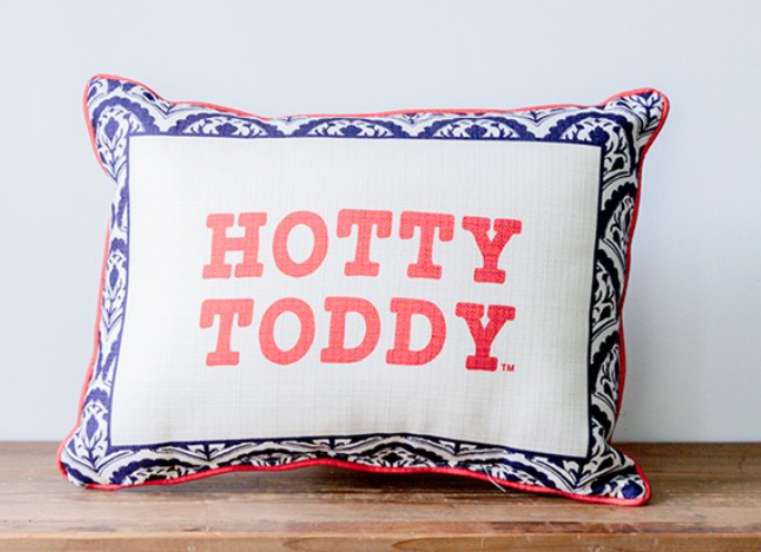 Scalloped Hotty Toddy Pillow