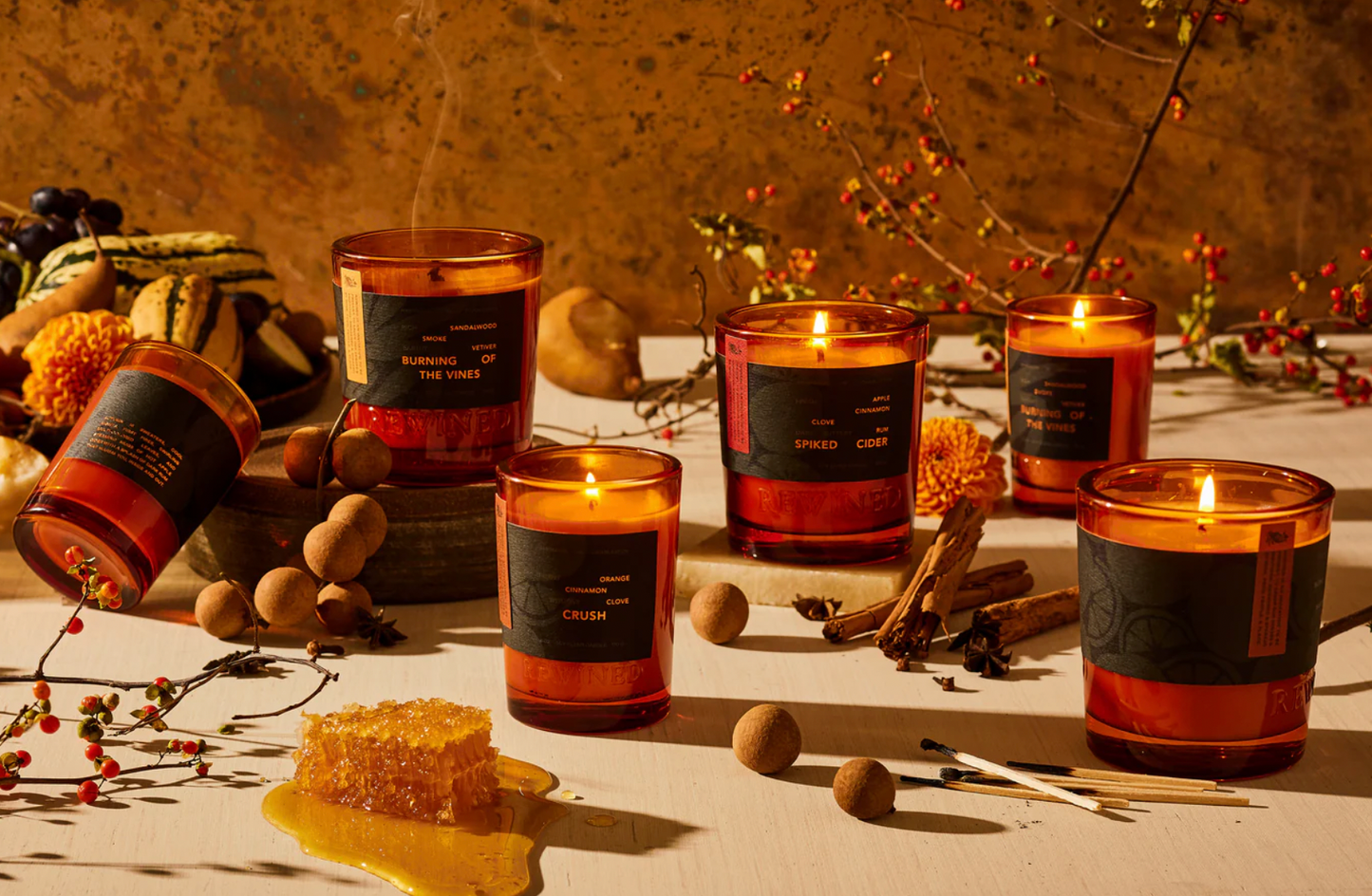 Spiked Cider Candles