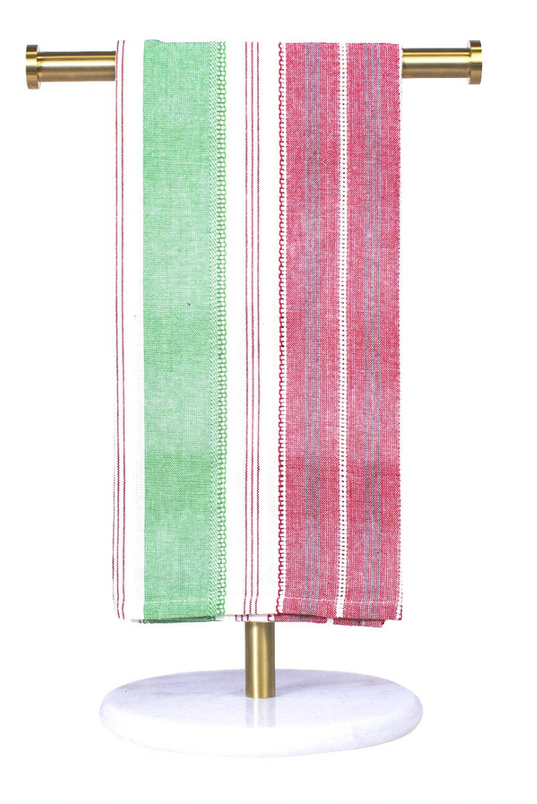 Christmas Stripe Hand Towel