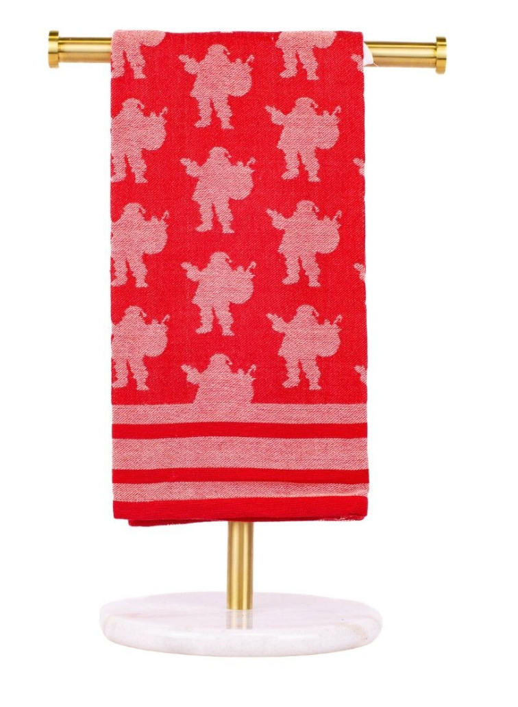 Santa Jacquard Hand Towel
