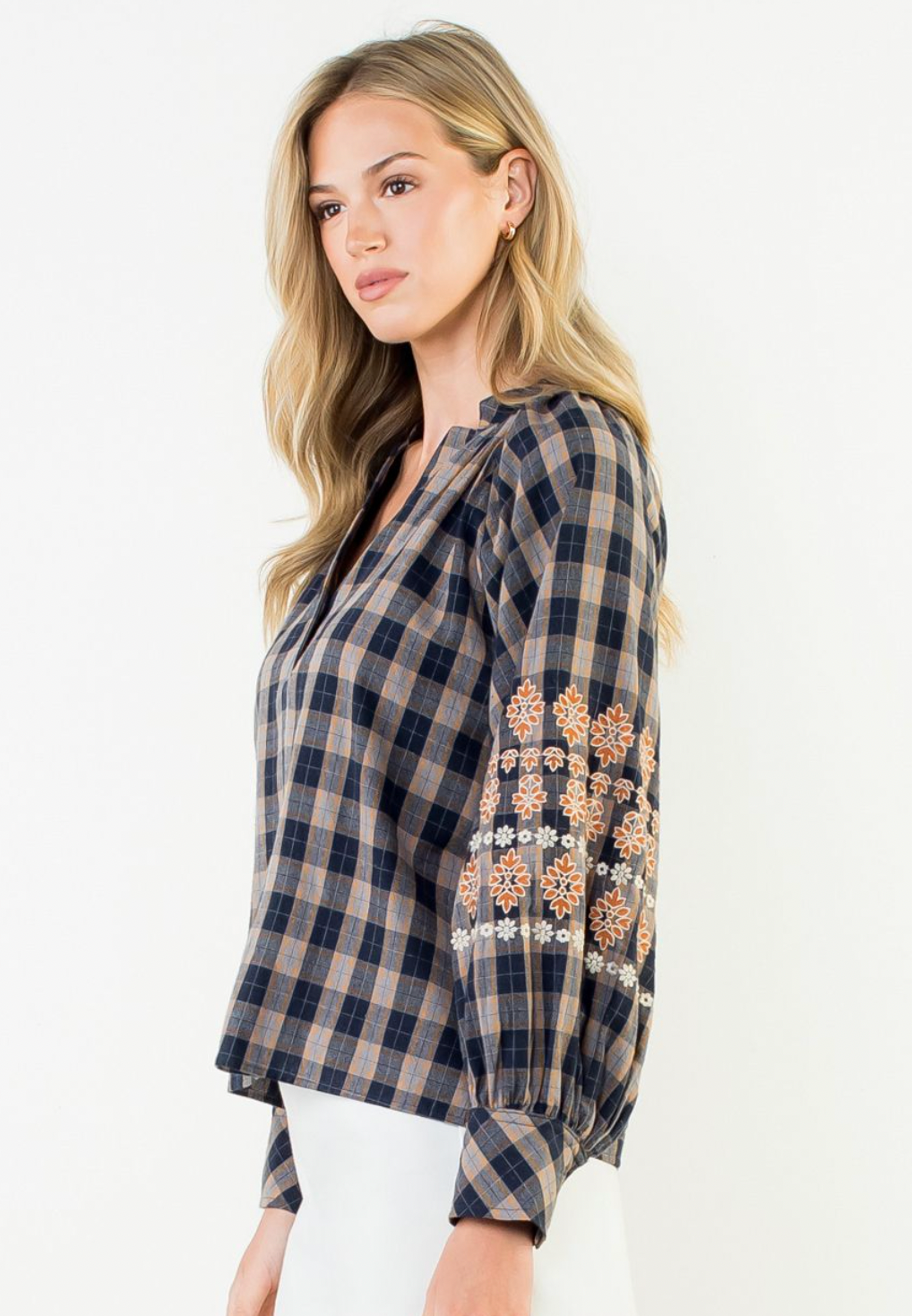Harvest Skies Navy Top