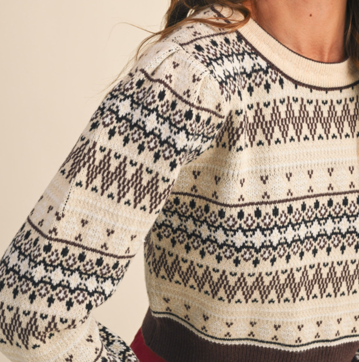 Chestnut Knit Sweater