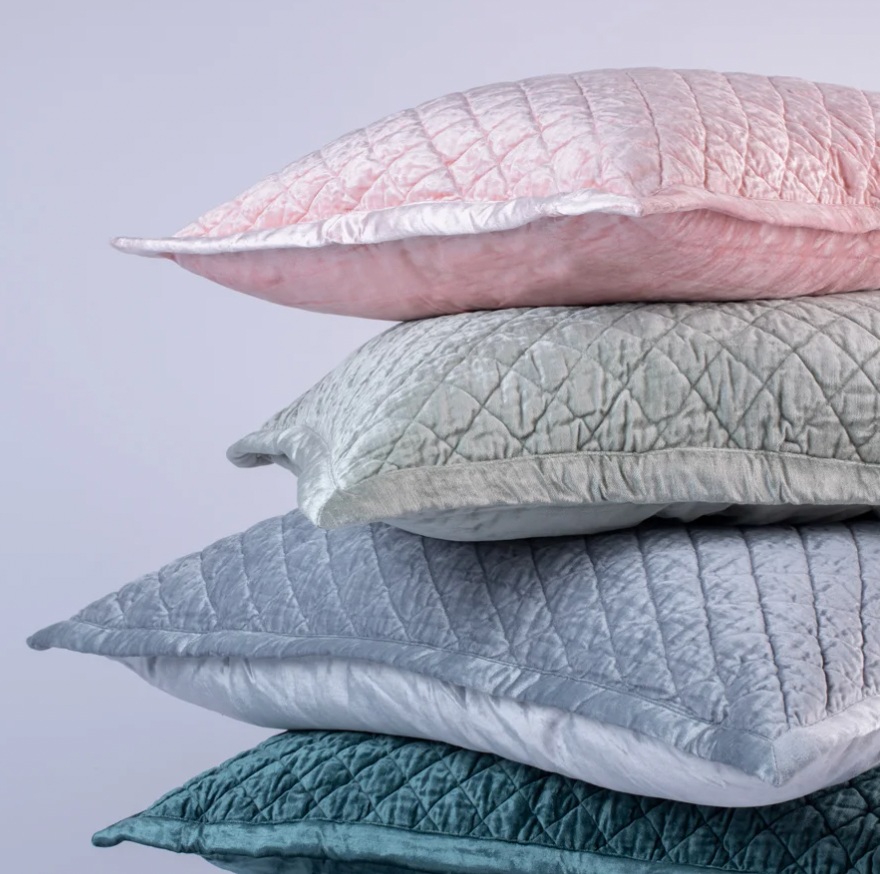 Simona Rayon Velvet Dutch Euro Pillow