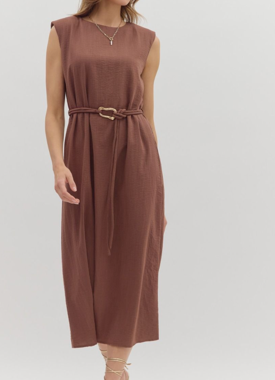 Mocha Midi Dress