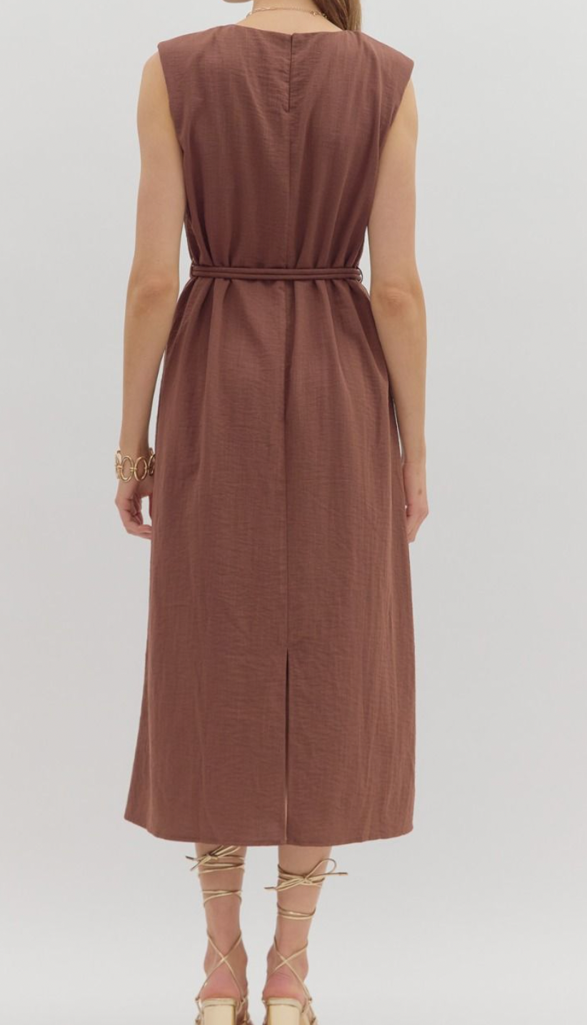 Mocha Midi Dress