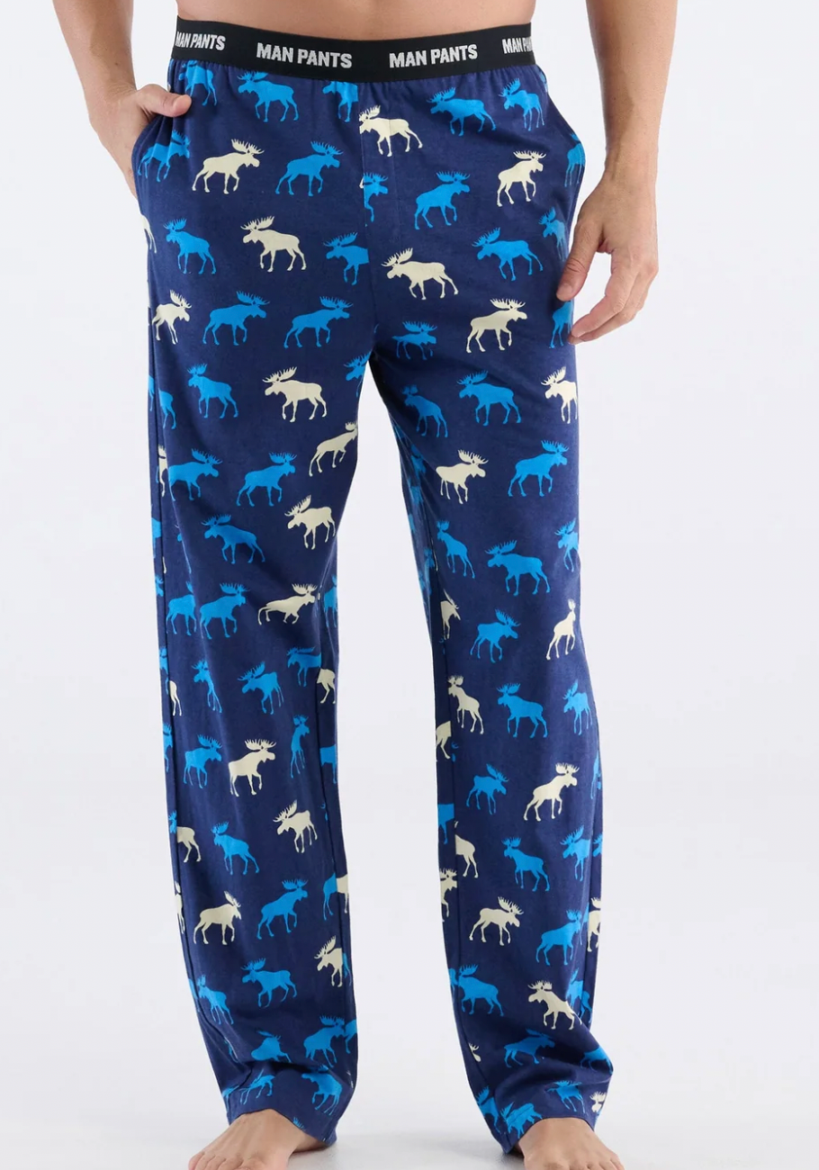 Men's Blue Moose Man Pants
