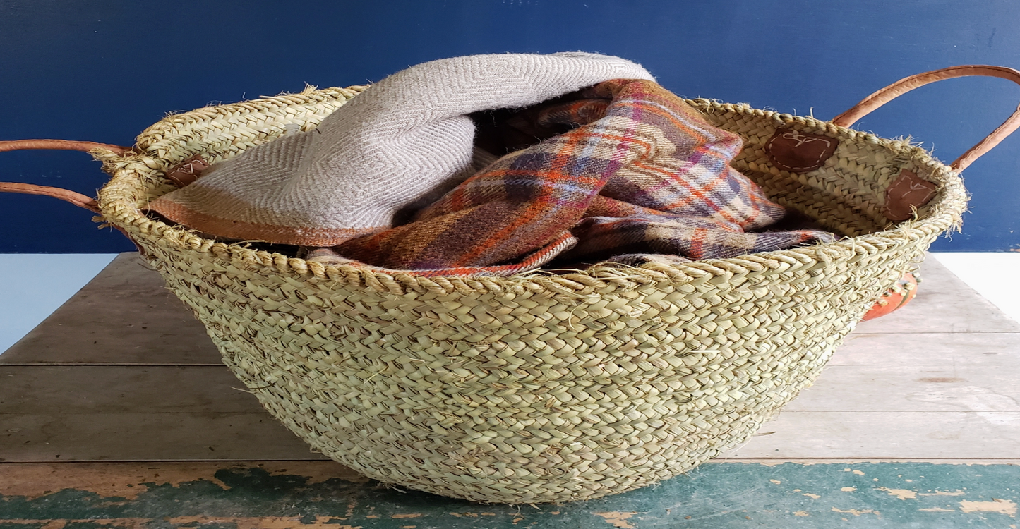 Woven Wide Basket