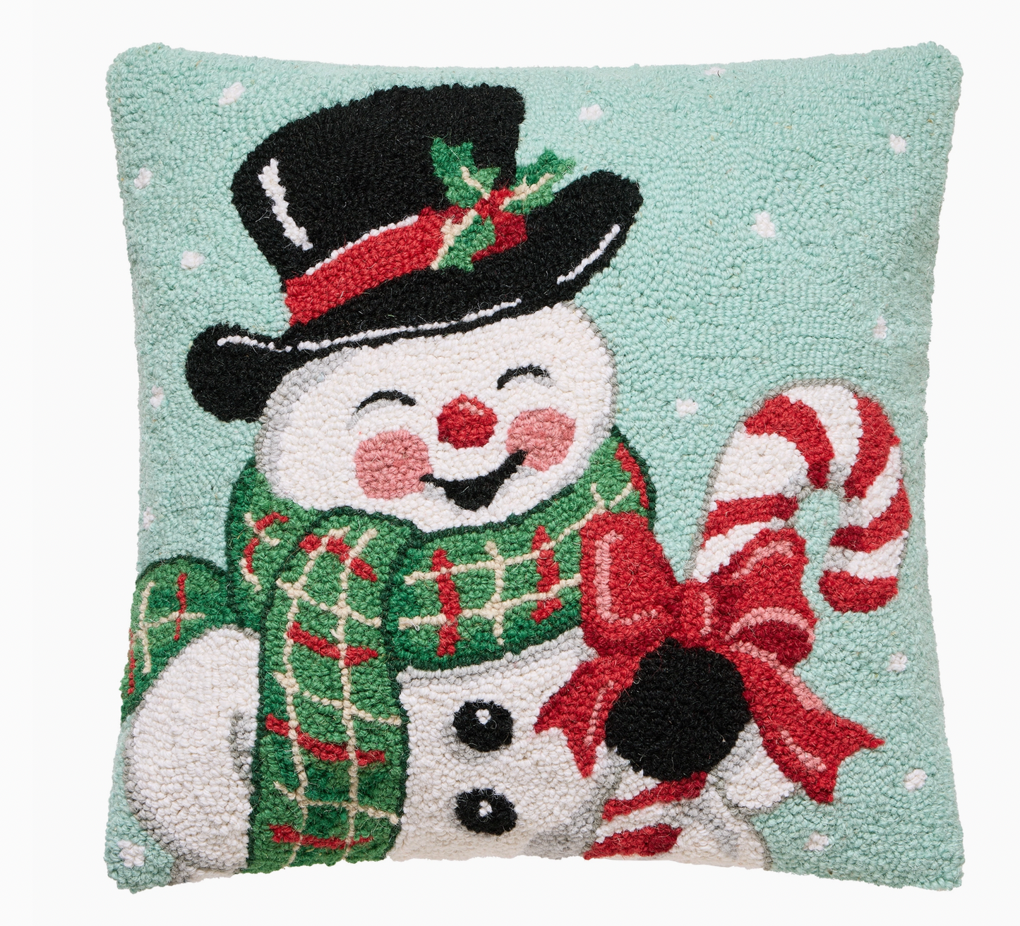 Smiling Snowman Hook Pillow