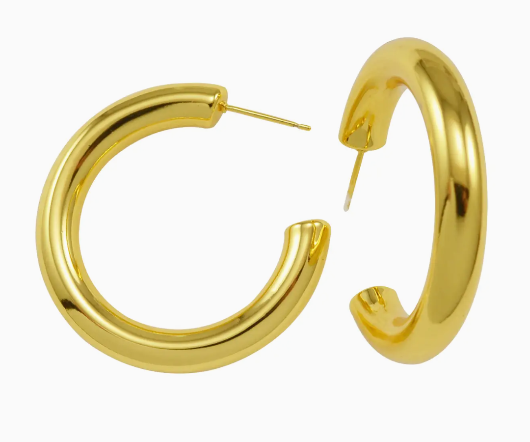 Kansas Hoop Earrings