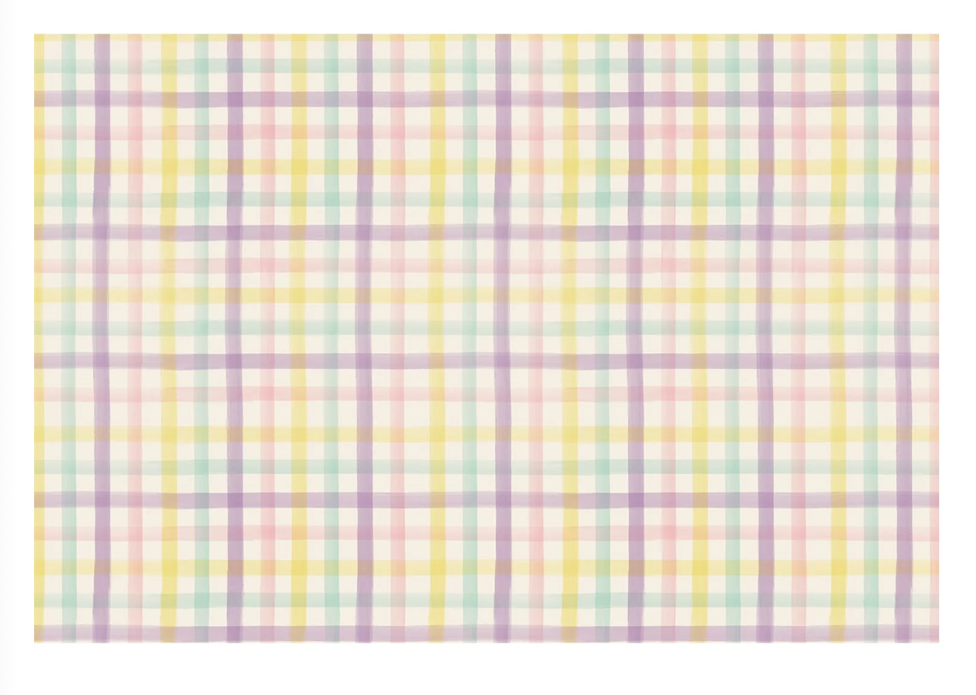 Spring Plaid Placemat