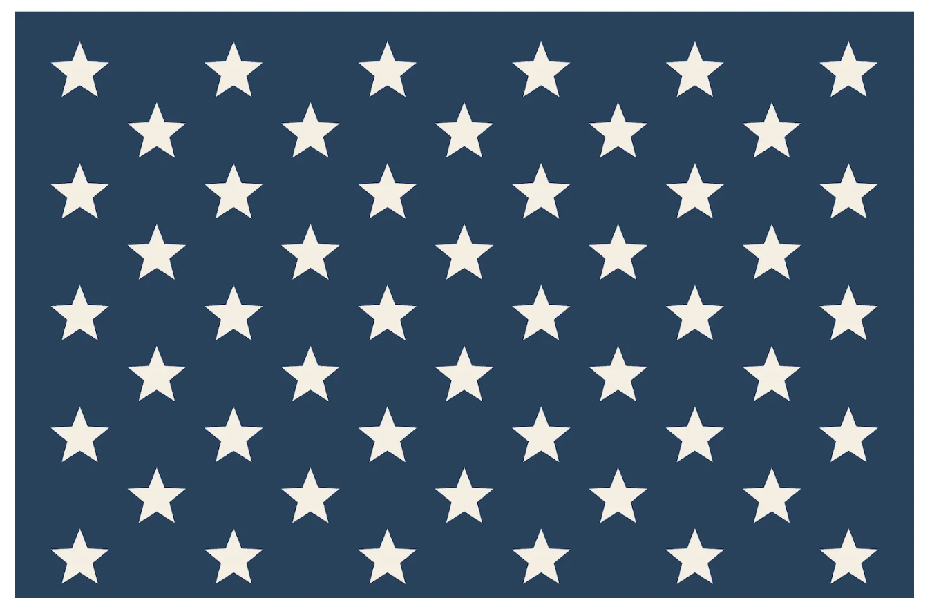Stars on Blue Placemat