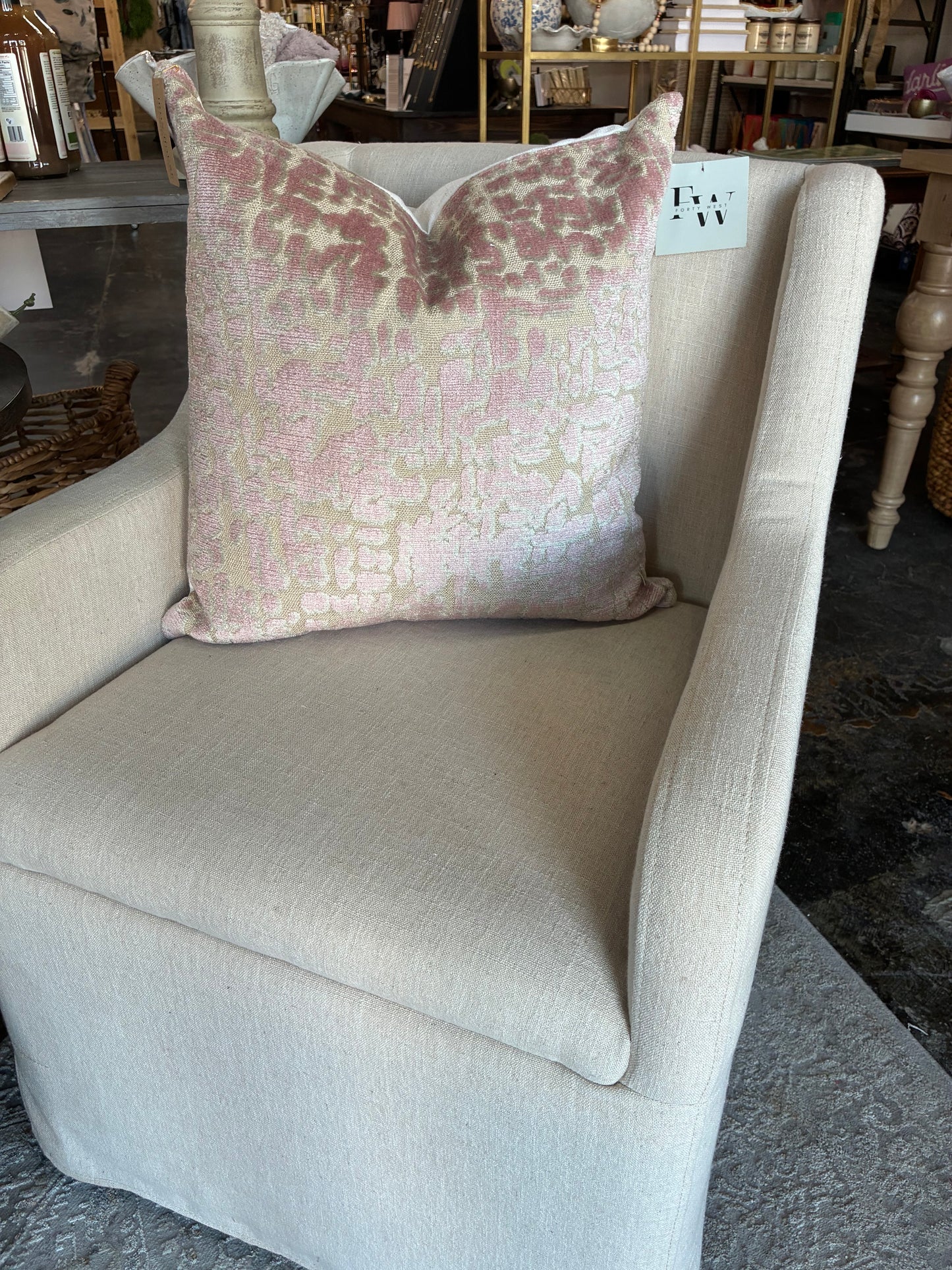 Pink Leopard Pillow