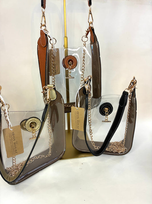 Rectangle Mini Clear Crossbody Bag