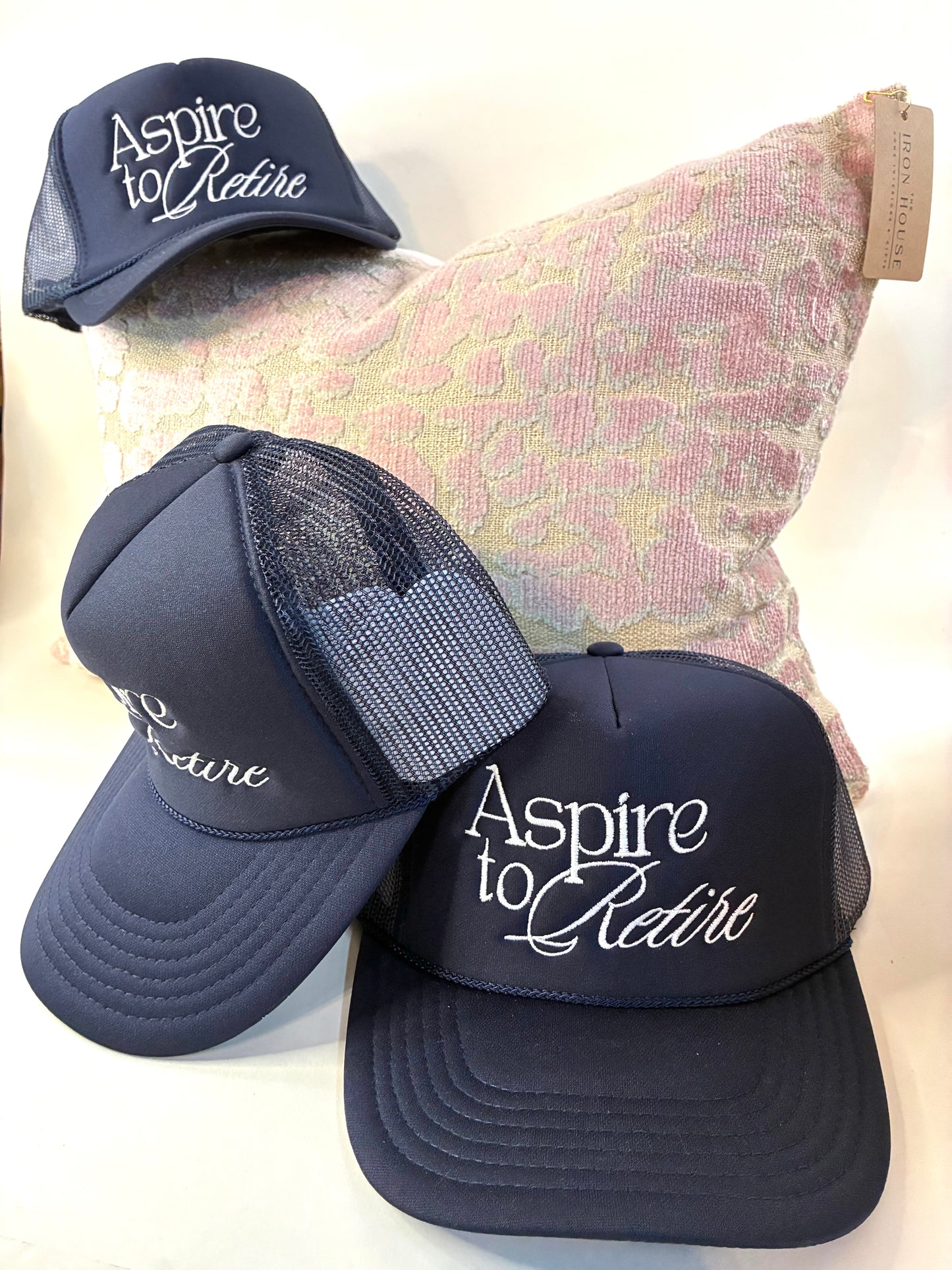 Aspire to Retire Trucker Hat