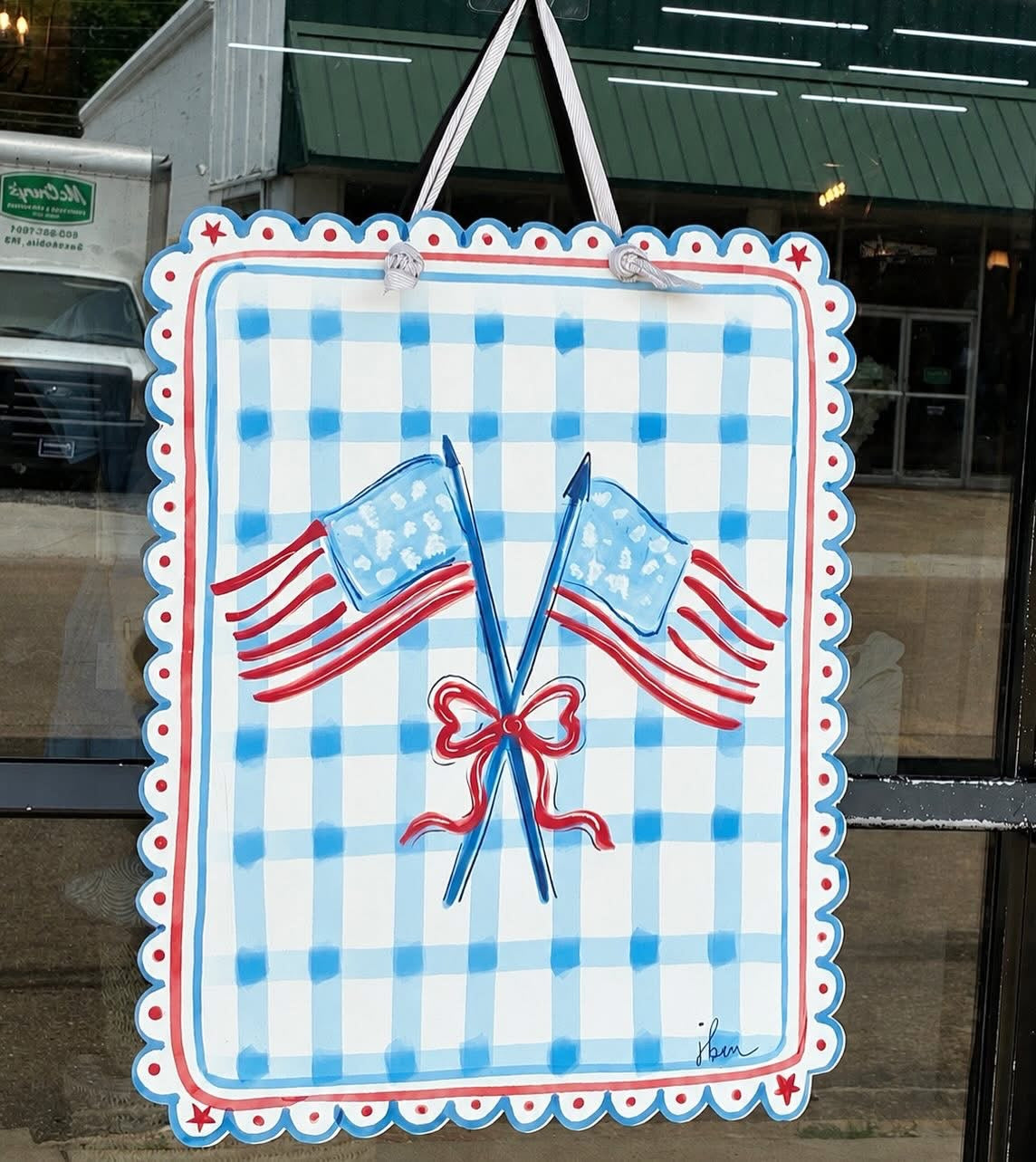 J Bell Door Hanger