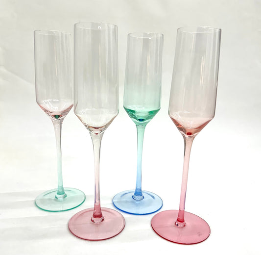 Mezclada Champagne Flutes (Individual)